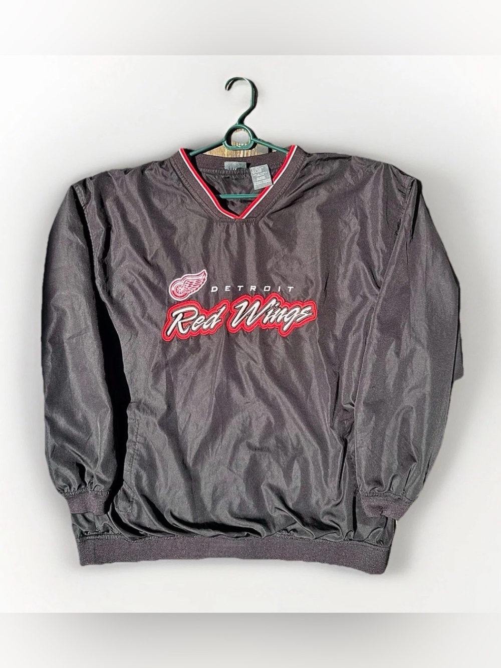 90’s Vintage Pro Edge NHL Detroit Red Wings Pullover Size XL